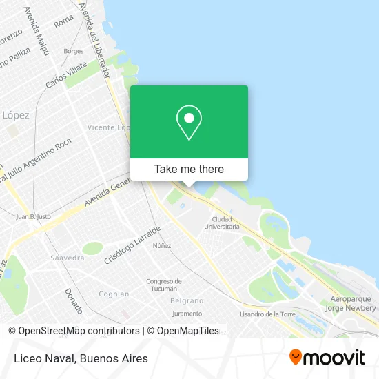 Mapa de Liceo Naval