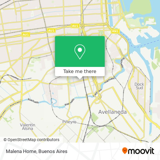 Malena Home map