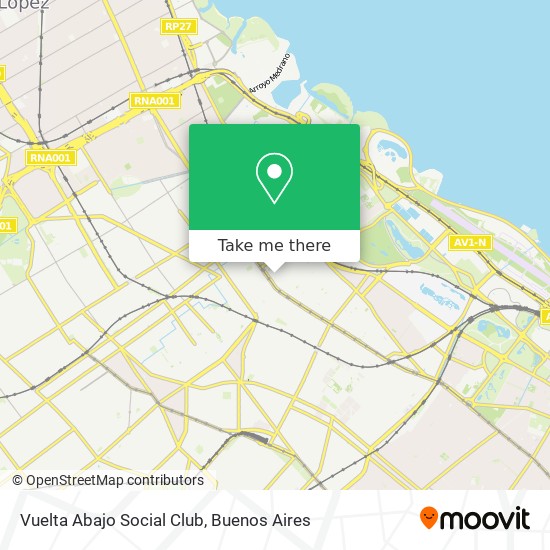 Vuelta Abajo Social Club map
