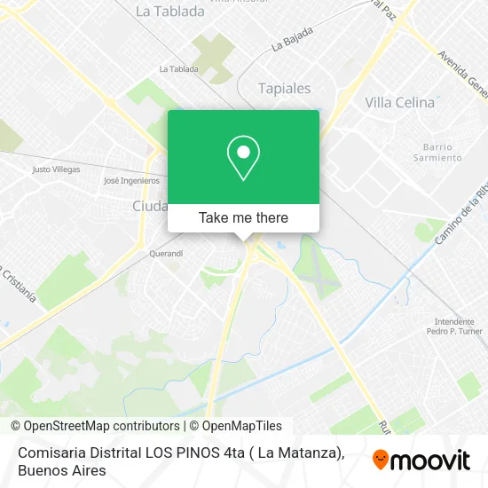 Comisaria Distrital LOS PINOS 4ta ( La Matanza) map