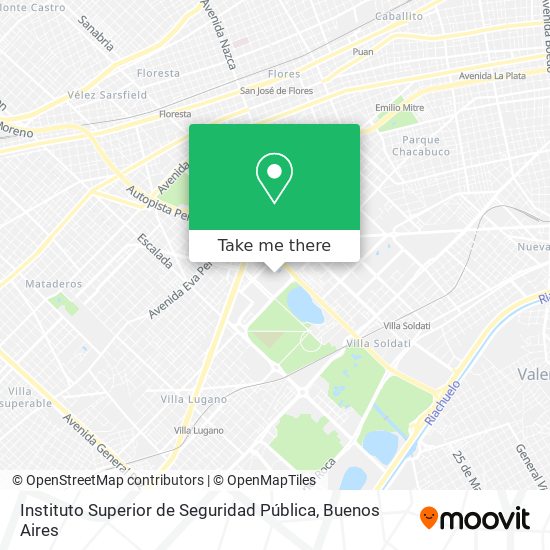 Instituto Superior de Seguridad Pública map