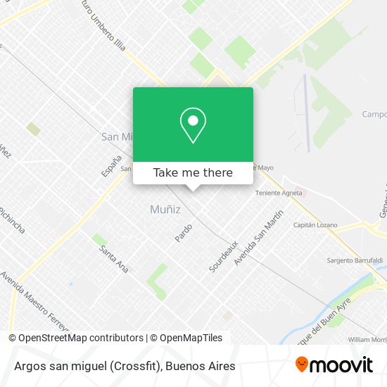 Argos san miguel (Crossfit) map