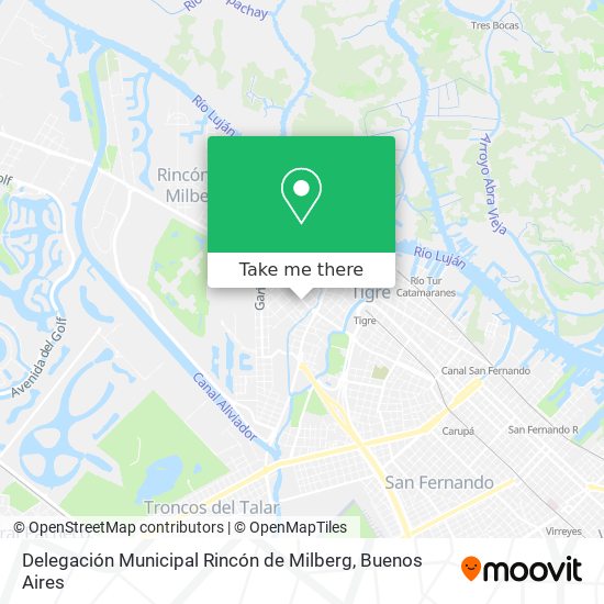 Delegación Municipal Rincón de Milberg map