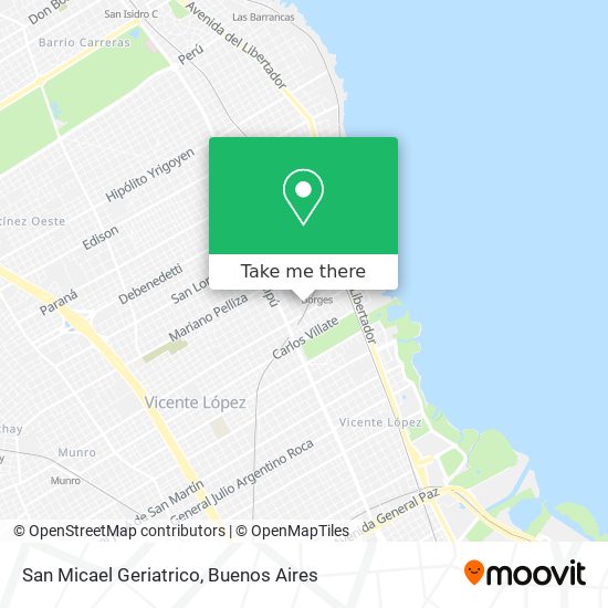 Mapa de San Micael Geriatrico