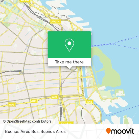 Buenos Aires Bus map