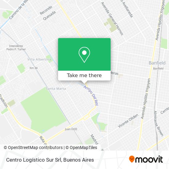 Centro Logístico Sur Srl map