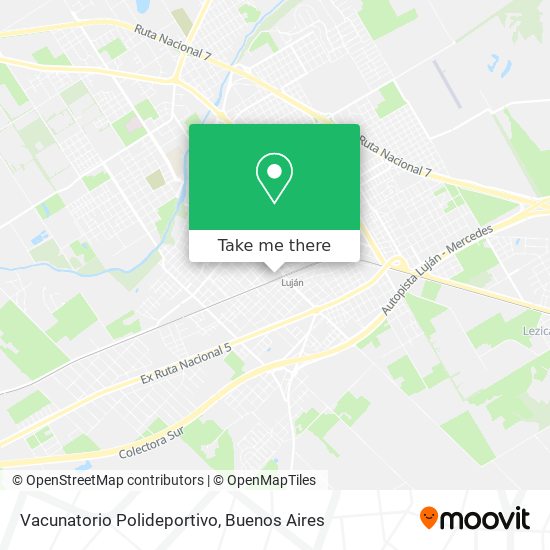 Vacunatorio Polideportivo map