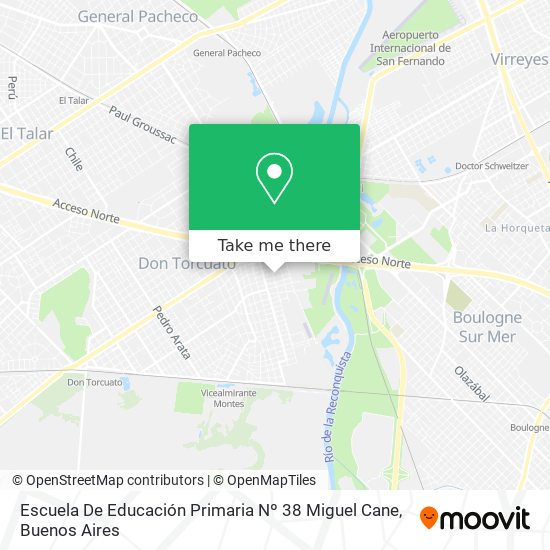 Escuela De Educación Primaria Nº 38 Miguel Cane map