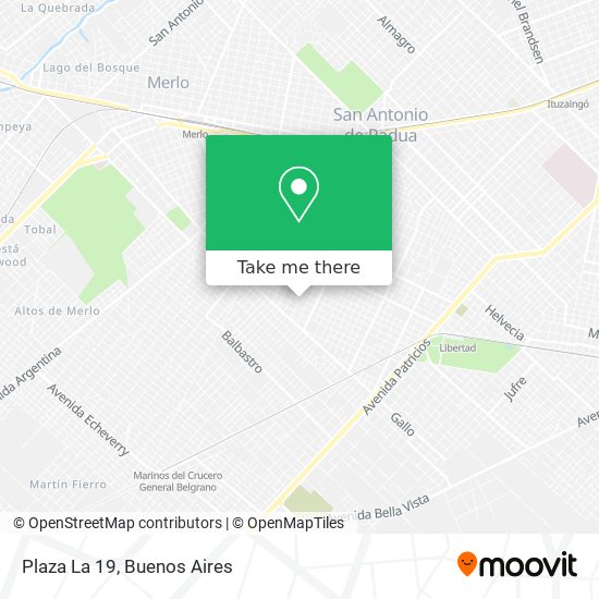 Plaza La 19 map