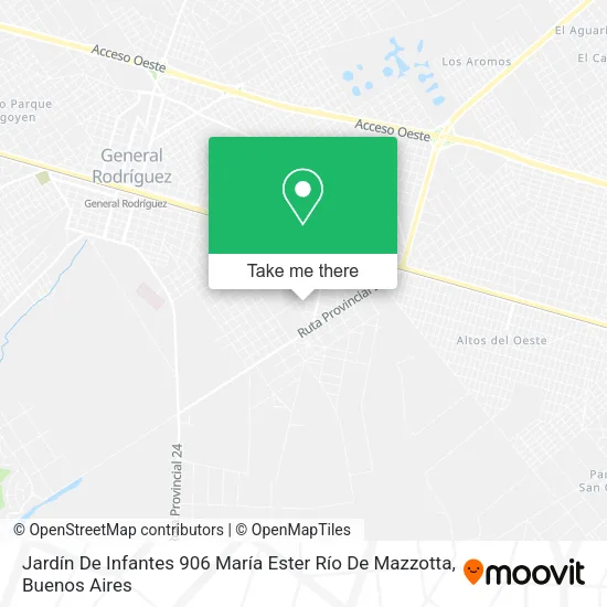 Jardín De Infantes 906 María Ester Río De Mazzotta map