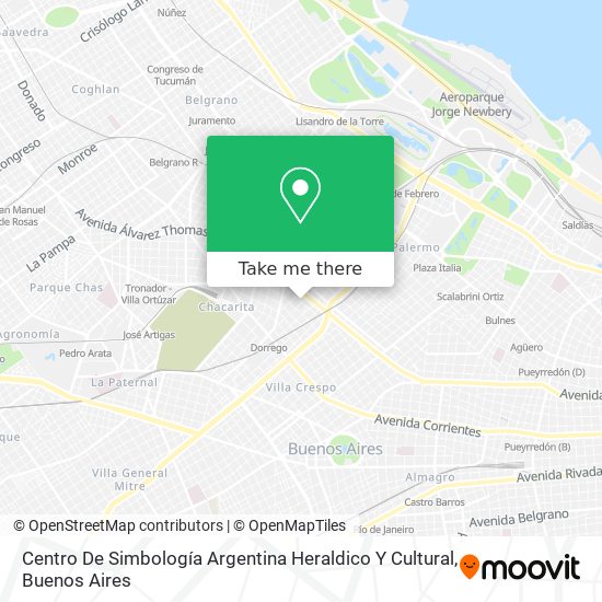 Centro De Simbología Argentina Heraldico Y Cultural map