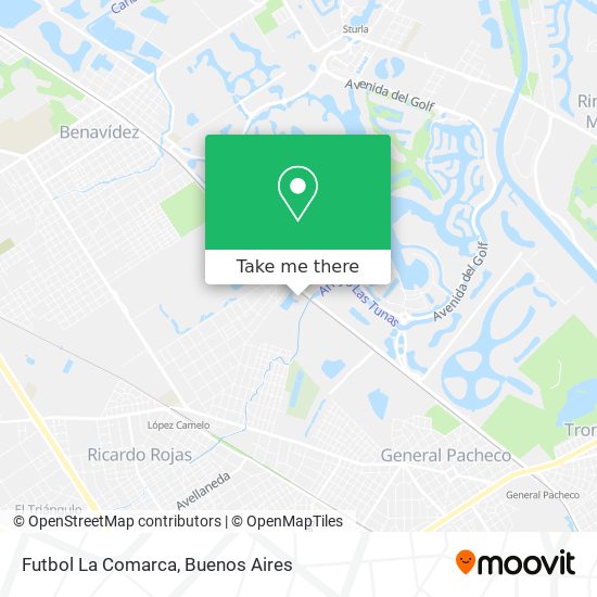 Futbol La Comarca map