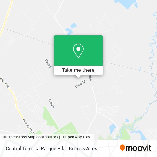 Central Térmica Parque Pilar map