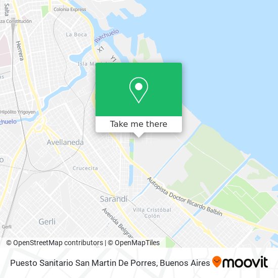 Puesto Sanitario San Martin De Porres map