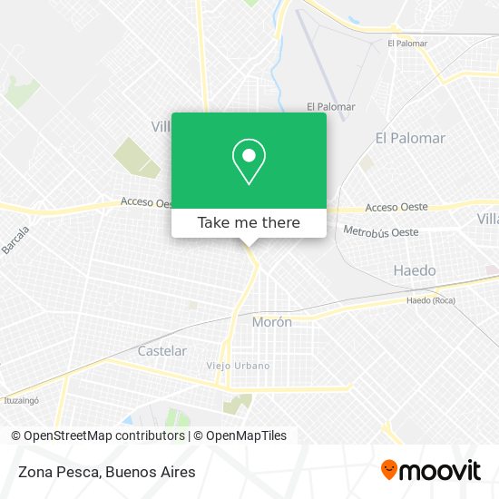 Zona Pesca map