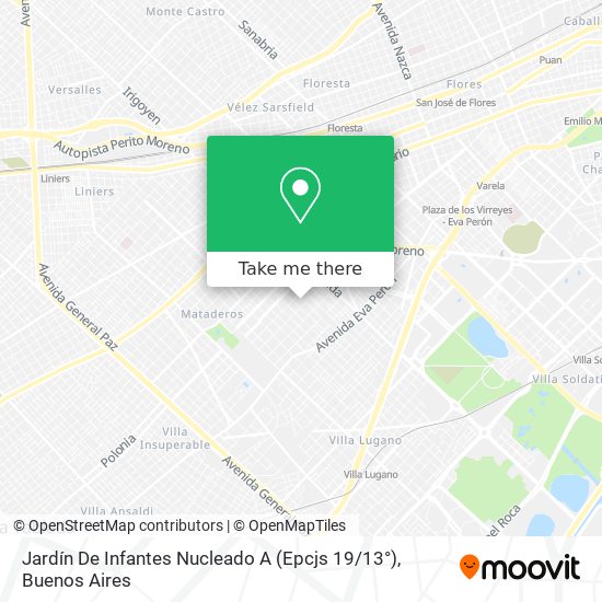 Jardín De Infantes Nucleado A (Epcjs 19 / 13°) map