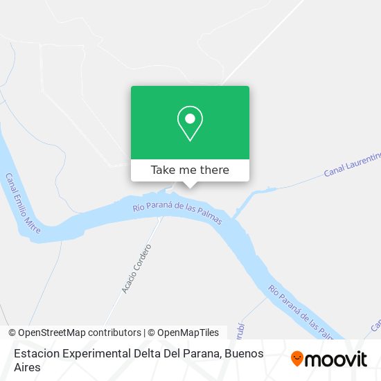 Estacion Experimental Delta Del Parana map