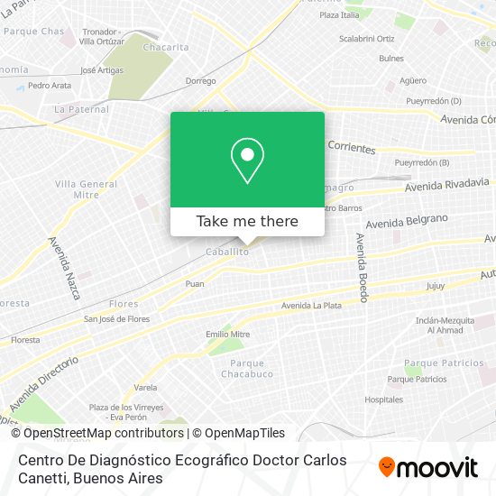 Centro De Diagnóstico Ecográfico Doctor Carlos Canetti map