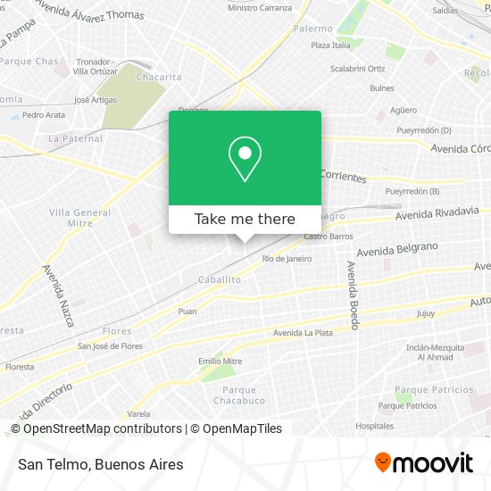 Mapa de San Telmo