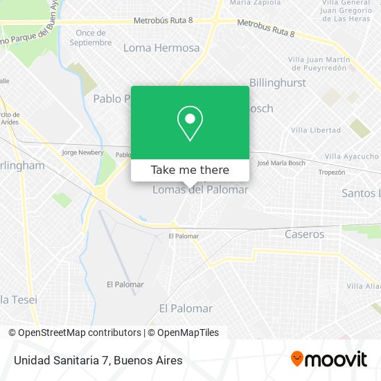 Unidad Sanitaria 7 map