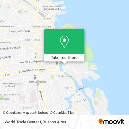 World Trade Center I map