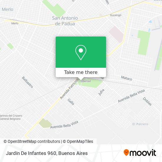 Jardín De Infantes 960 map