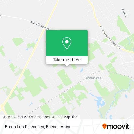 Barrio Los Palenques map