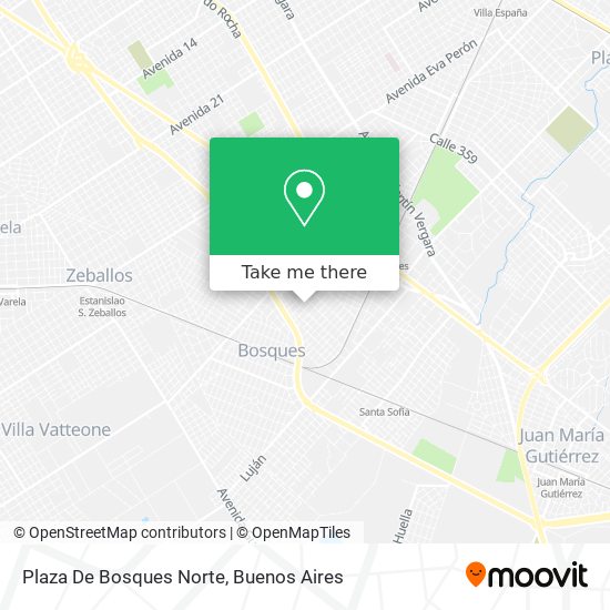 Mapa de Plaza De Bosques Norte