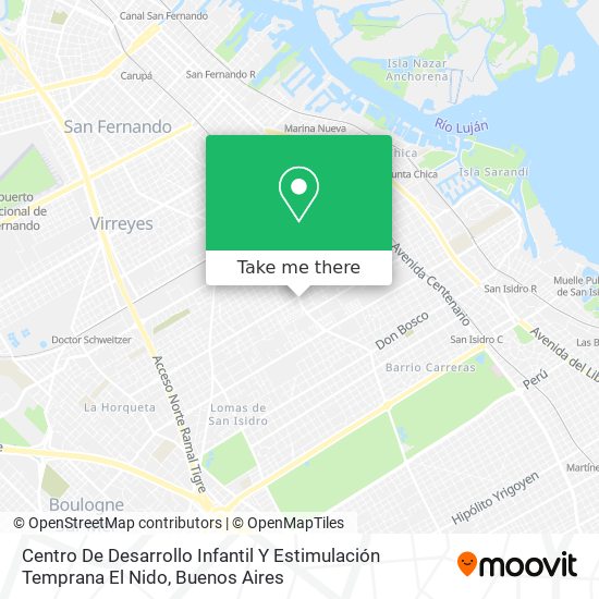 Centro De Desarrollo Infantil Y Estimulación Temprana El Nido map