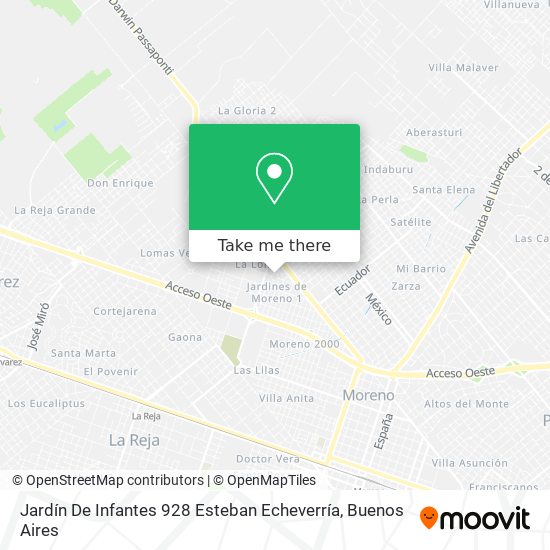 Jardín De Infantes 928 Esteban Echeverría map