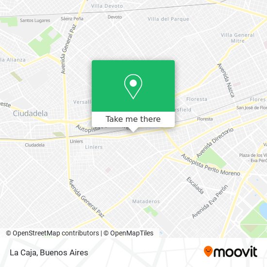 Mapa de La Caja
