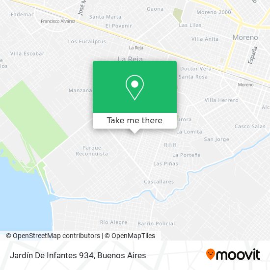 Jardín De Infantes 934 map