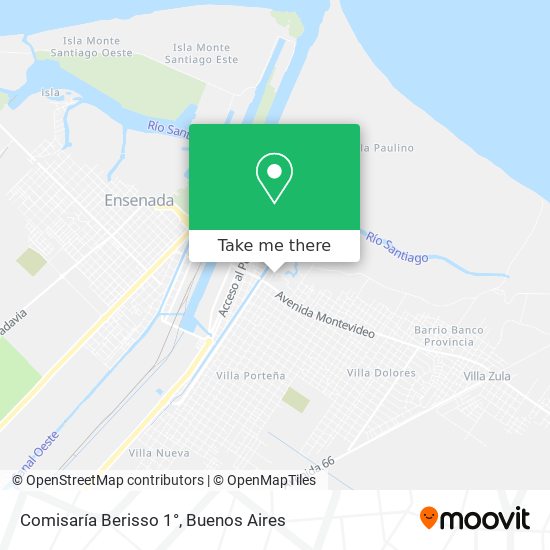 Comisaría Berisso 1° map
