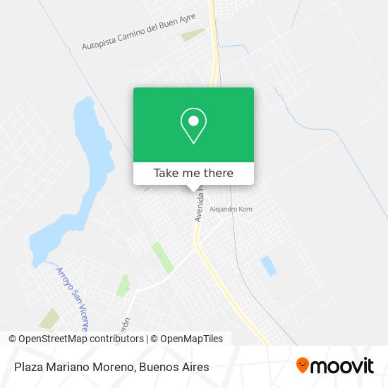 Plaza Mariano Moreno map