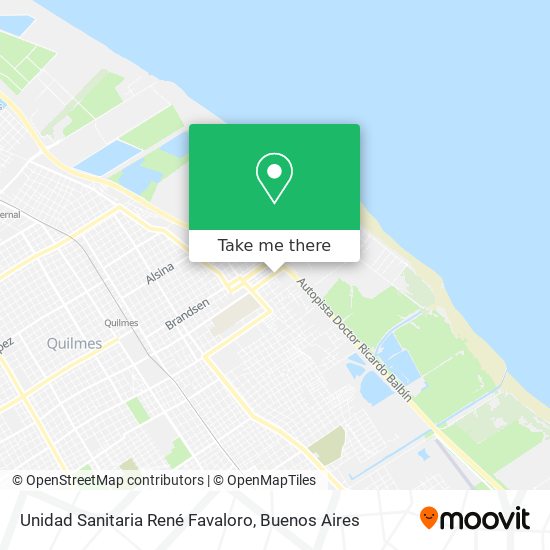 Unidad Sanitaria René Favaloro map