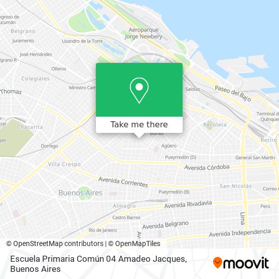 Escuela Primaria Común 04 Amadeo Jacques map