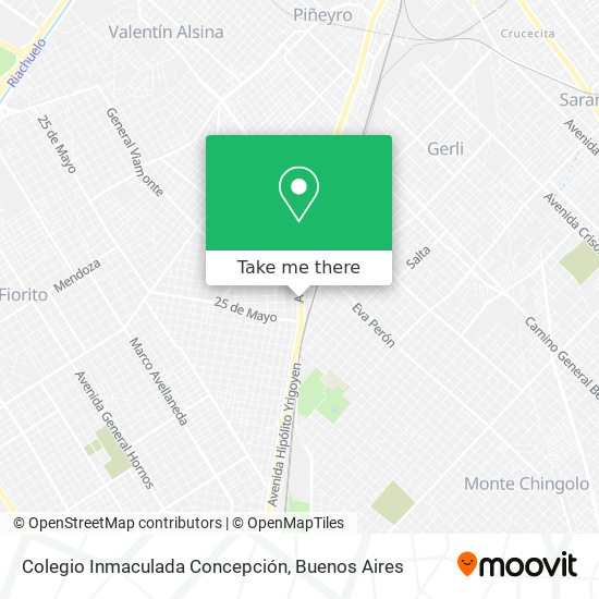 Mapa de Colegio Inmaculada Concepción