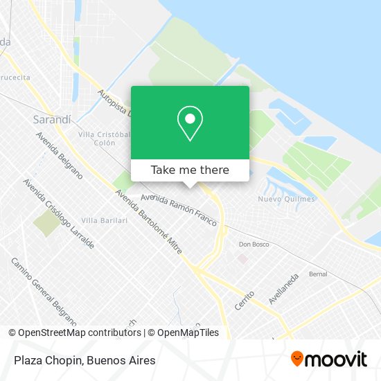 Plaza Chopin map