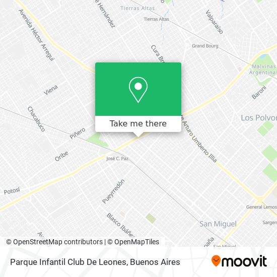 Parque Infantil Club De Leones map