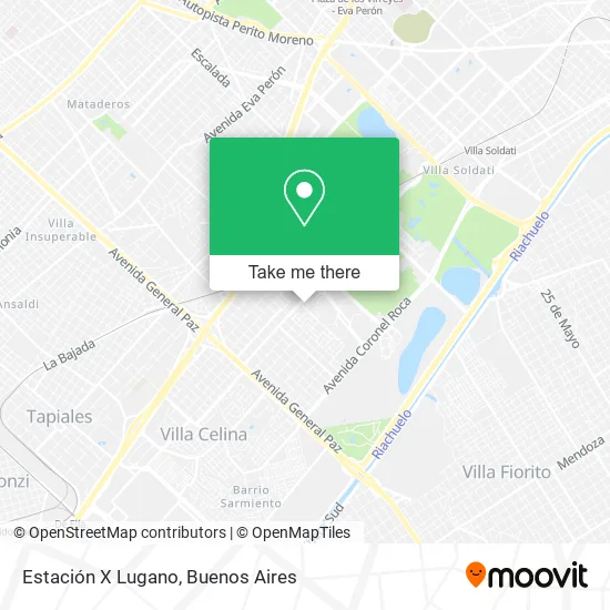Mapa de Estación X Lugano