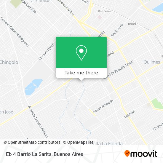 Eb 4 Barrio La Sarita map