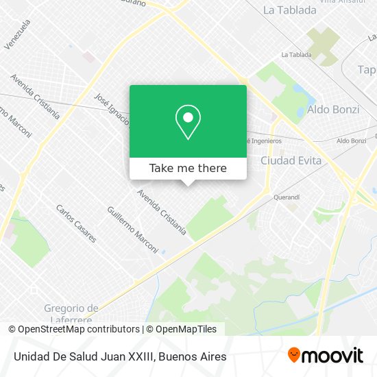 Unidad De Salud Juan XXIII map