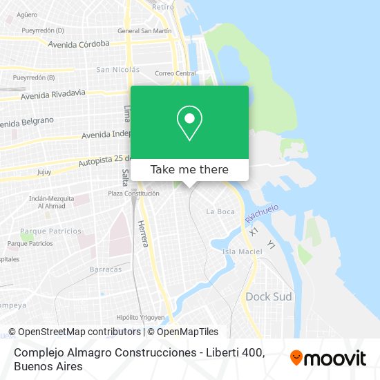 Complejo Almagro Construcciones - Liberti 400 map