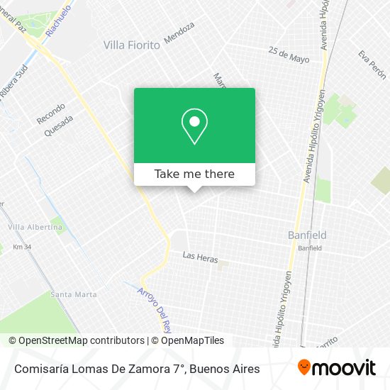 Comisaría Lomas De Zamora 7° map