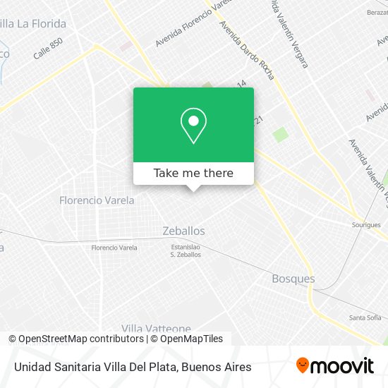 Unidad Sanitaria Villa Del Plata map