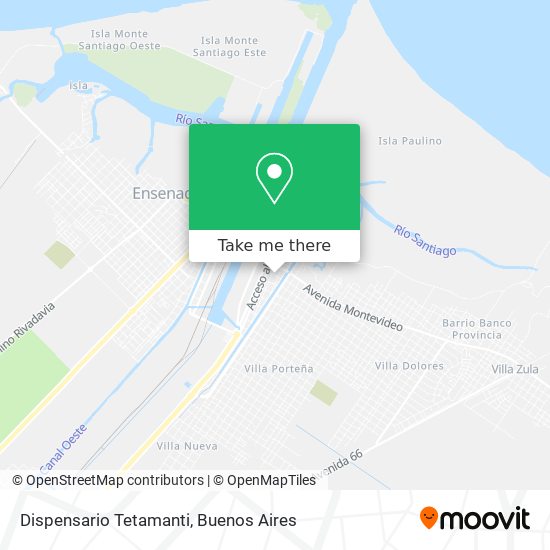 Dispensario Tetamanti map