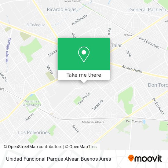 Mapa de Unidad Funcional Parque Alvear