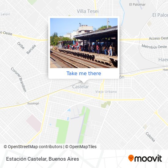 Estación Castelar map