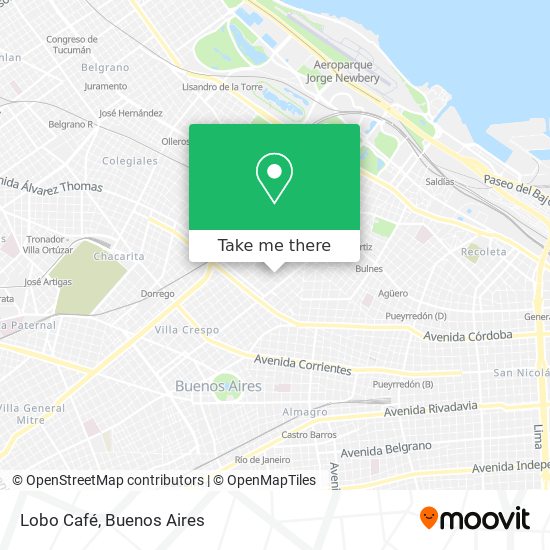 Lobo Café map