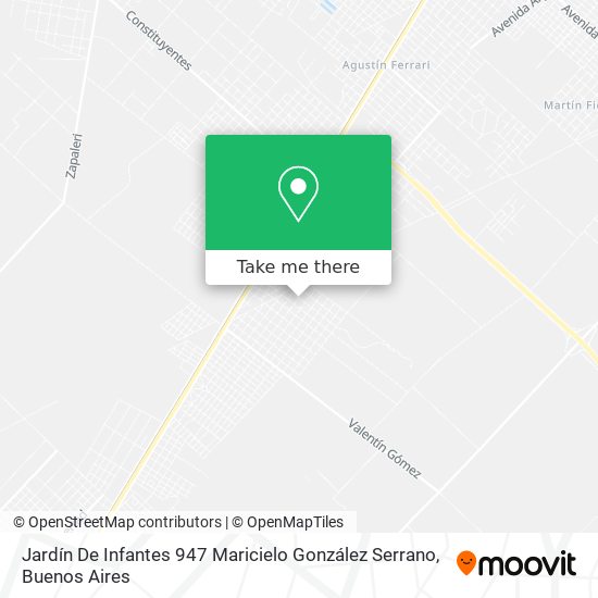 Mapa de Jardín De Infantes 947 Maricielo González Serrano